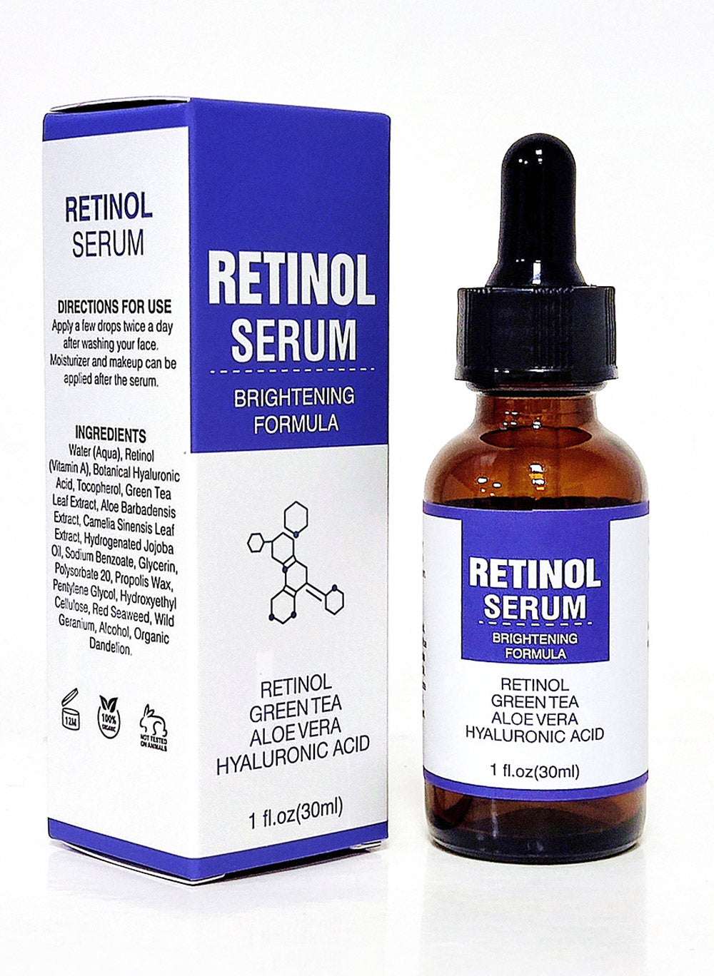 Face Anti-wrinkle Organic 2.5% Retinol Serum