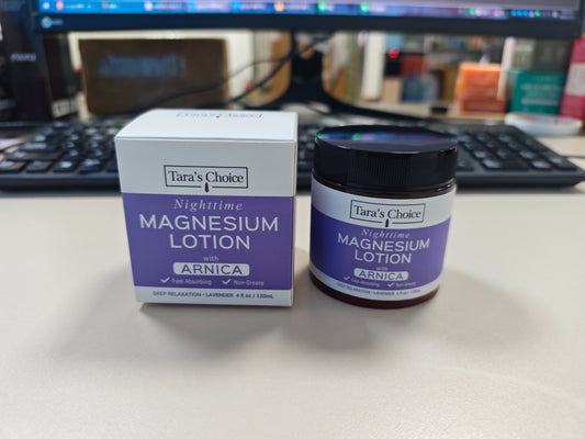 Tara's Choice Nighttime Magnesium Lotion with Arnica